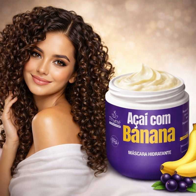 ✨ Mascarilla Hidratante Açai con Banana Thyrre Cosmetics – Hidratación Profunda y Suavidad Inmediata ✨