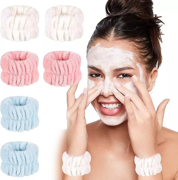 🌿 Set Kit de Vincha y x2 Muñequeras – Skincare sin Límites