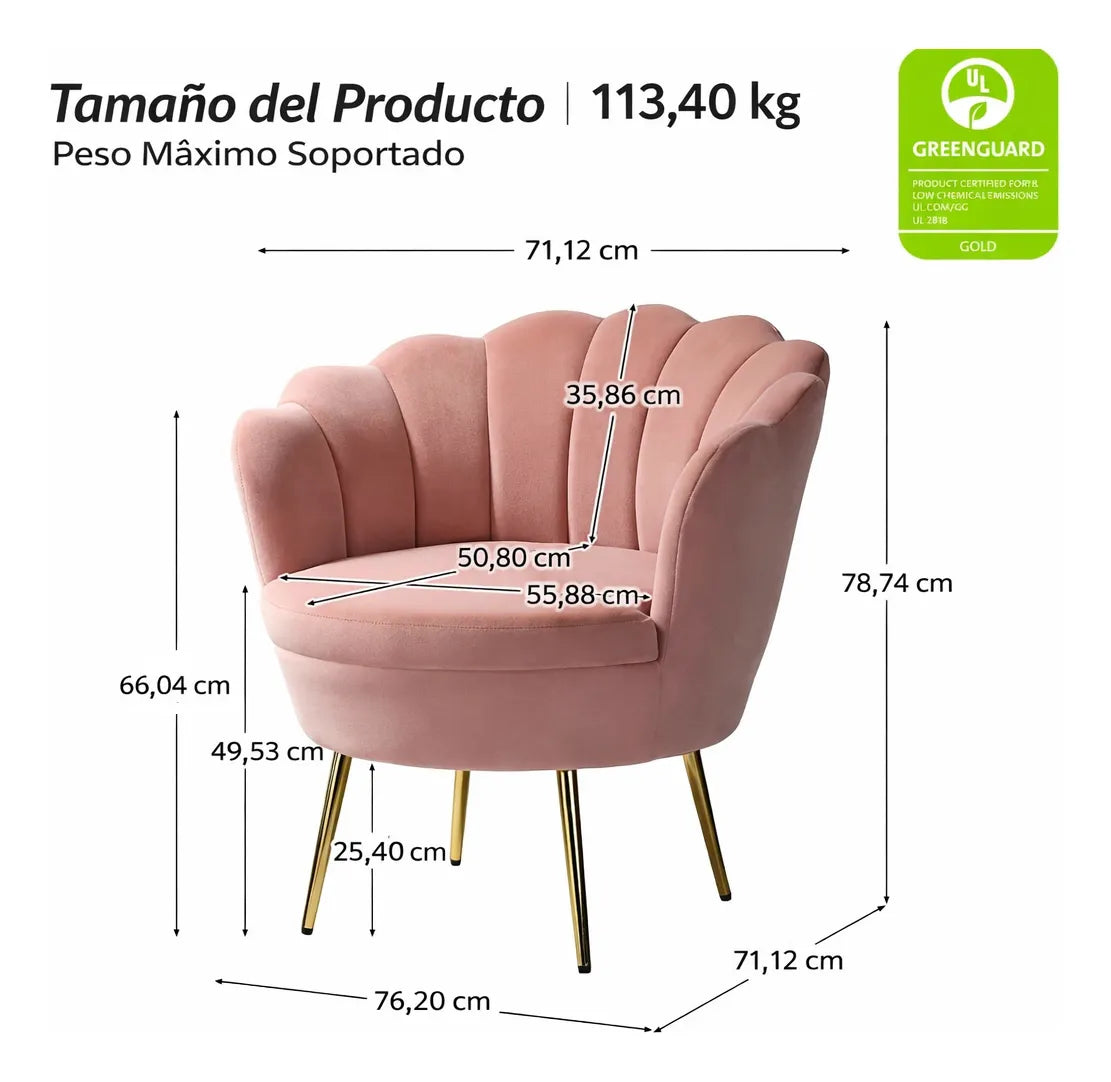 ✨ Sillón Moderno para Comedor, Living o Escritorio + Almohadón ✨🪑