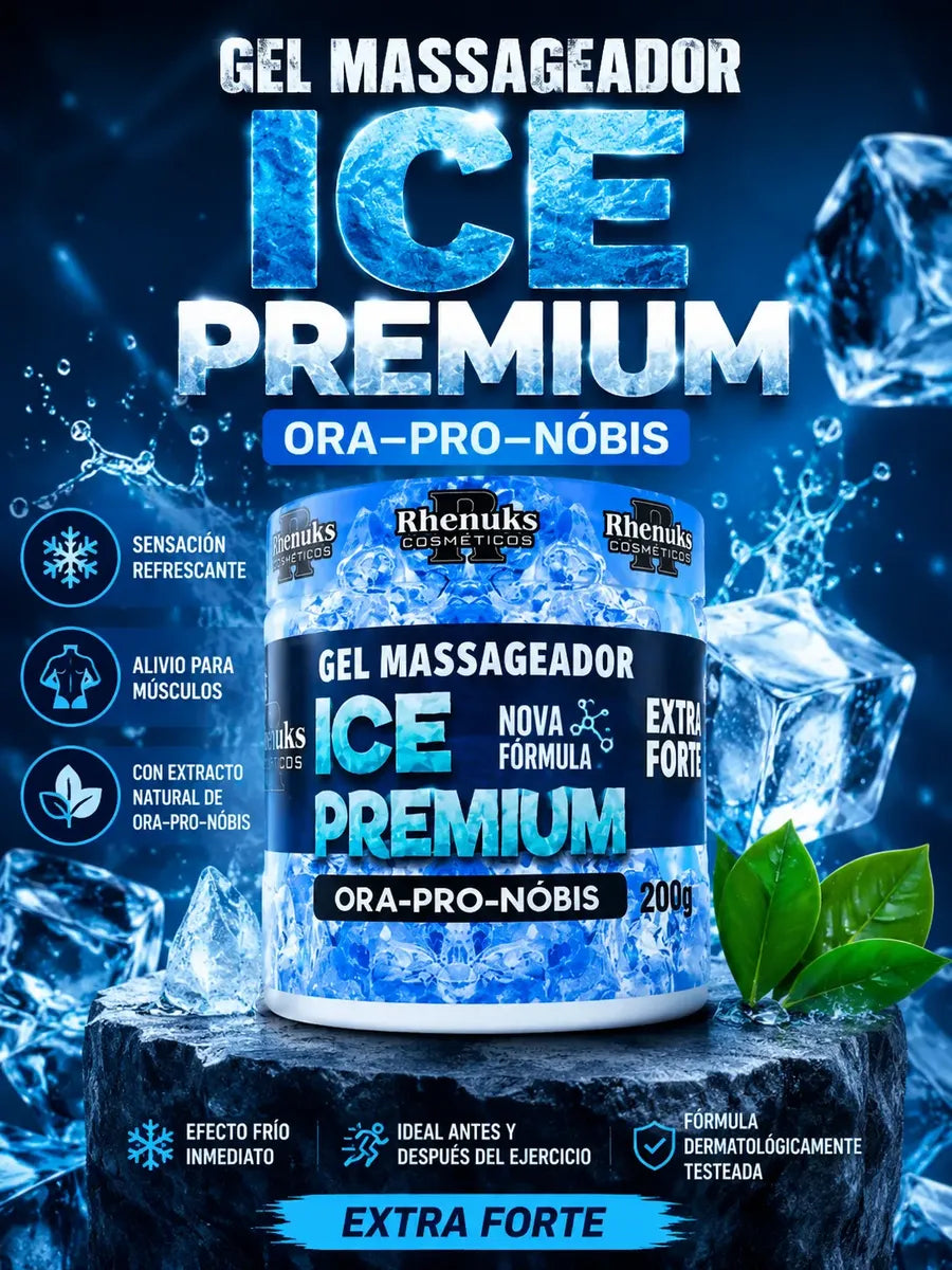 ❄️ Gel Masajeador Ice Premium Rhenuks – 200 g