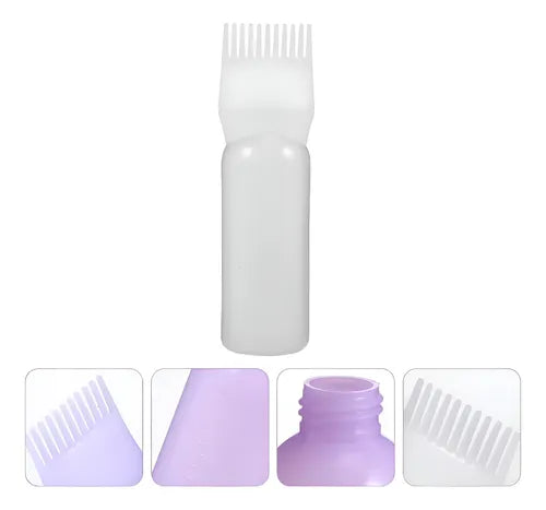 🧴 Botella Aplicadora de Shampoo o Tinta con Peine – 160 ml