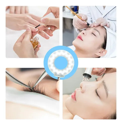 🔍 Lupa Lámpara LED Multifocal con Pie – CosmetologĂa y Uso Profesional
