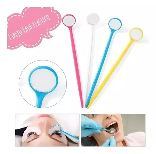 💆♀️ Espejo Lash para Extensiones de Pestañas – Pack de 3 Unidades