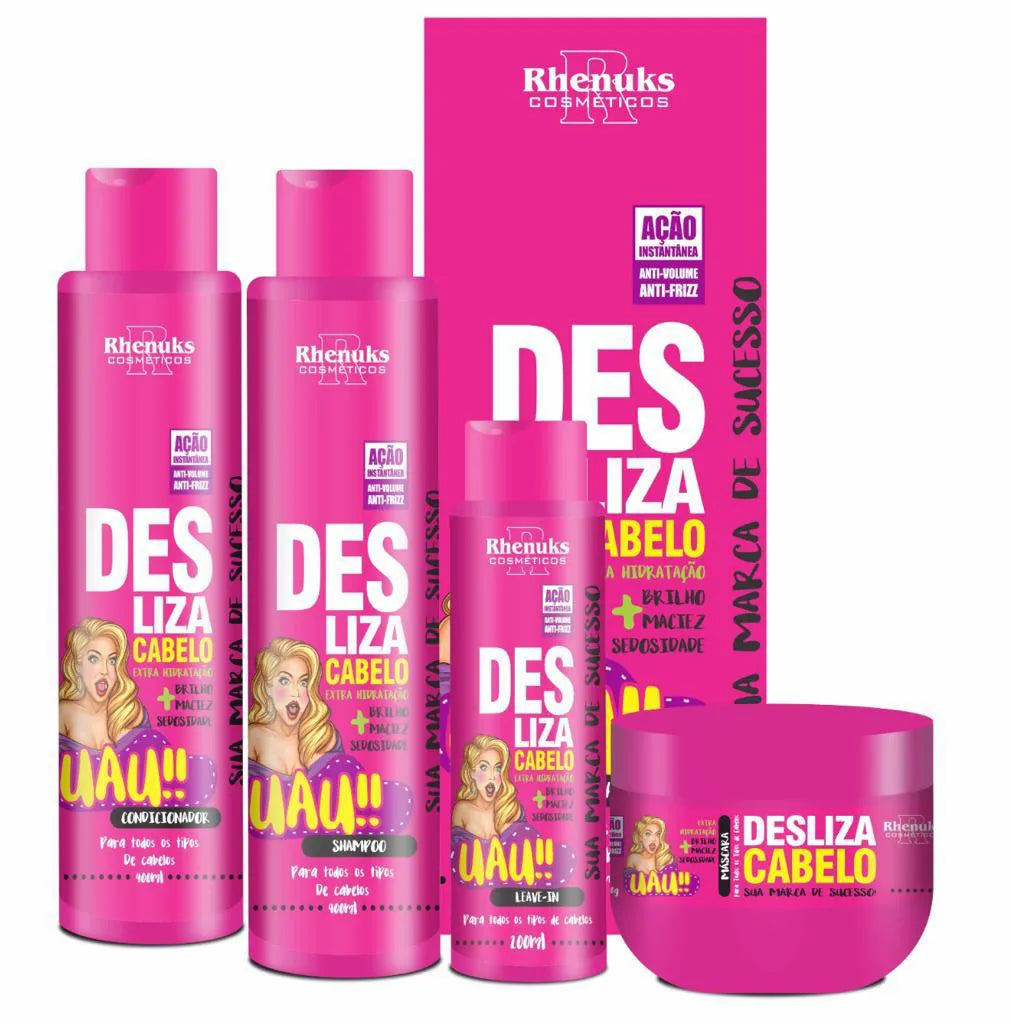 💆♀️ Kit Rhenuks Desliza Cabelo – Hidratación y Control del Frizz