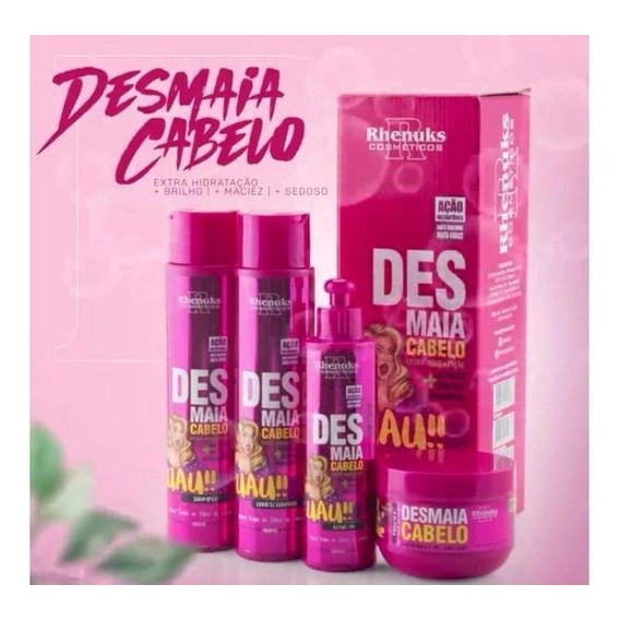 💆‍♀️ Kit Rhenuks Desliza Cabelo – Hidratación y Control del Frizz