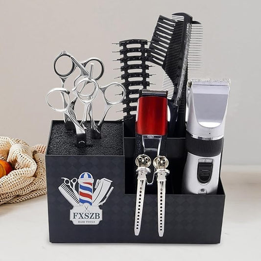 🖤 Estuche Profesional para Tijeras de Peluquería – Organizador de Estilista