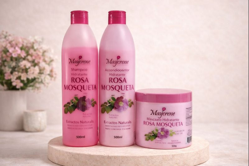 ✨ Kit Maycrene Rosa Mosqueta – Hidratación Profunda y Reparación Nutritiva ✨