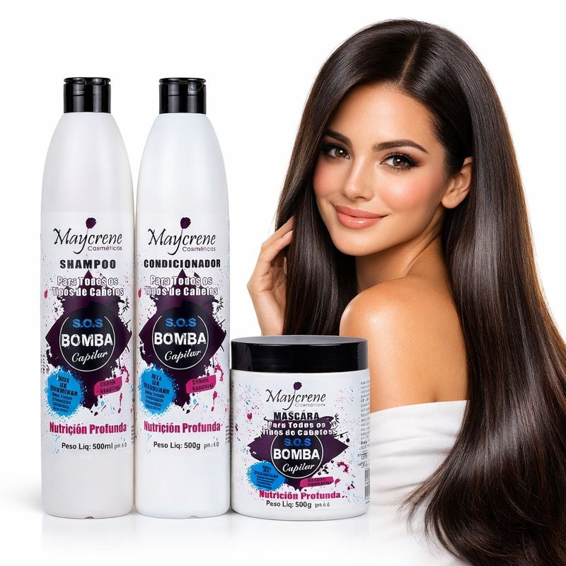 Kit Maycrene SOS Bomba – Fuerza, Crecimiento y Reparación Intensiva ✨