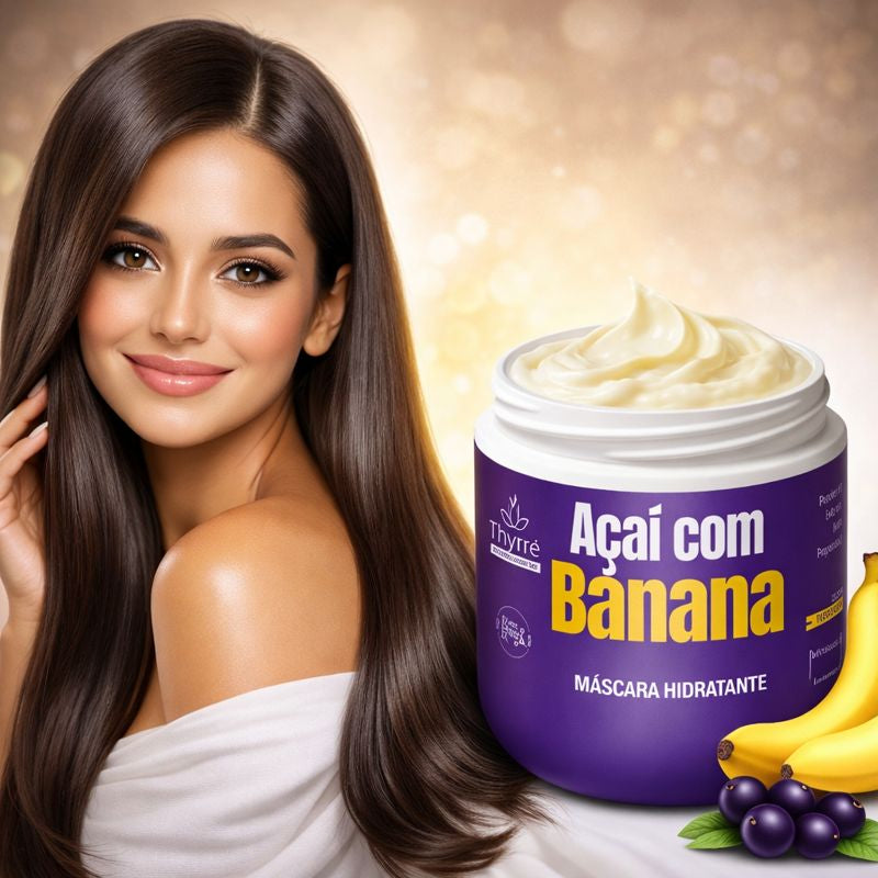 ✨ Mascarilla Hidratante Açai con Banana Thyrre Cosmetics – Hidratación Profunda y Suavidad Inmediata ✨