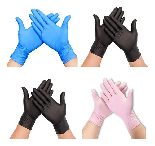 ✨ Guantes de Nitrilo Premium Sin Polvo – Caja x 100 Unidades ✨