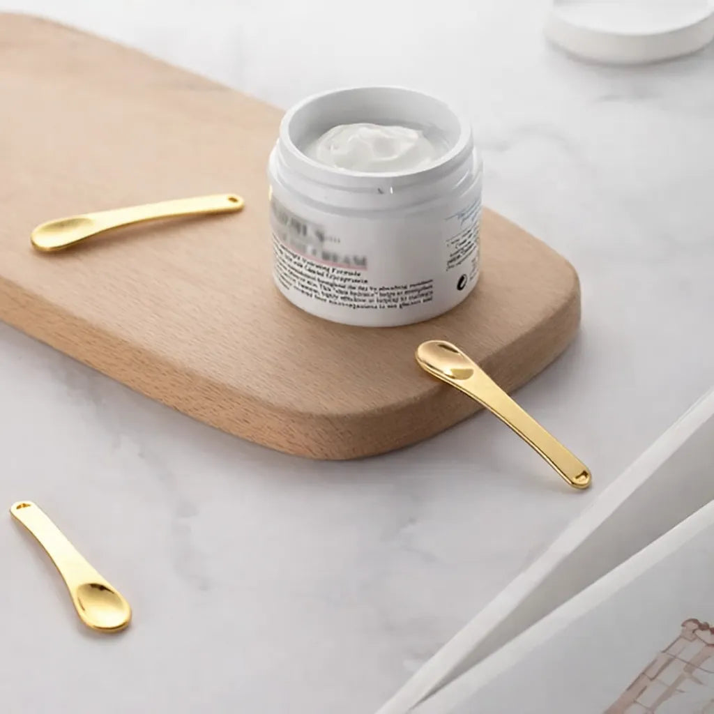 ✨🥄 Cuchara Cosmética de Acero Inoxidable – Ideal para Cremas y Cosméticos ✨🥄
