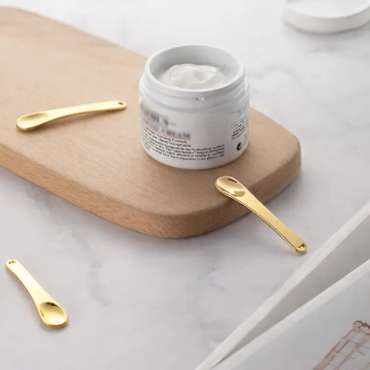 ✨🥄 Cuchara Cosmética de Acero Inoxidable – Ideal para Cremas y Cosméticos ✨🥄