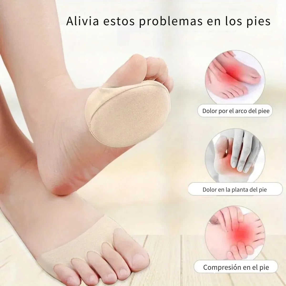 ✨👠 Almohadillas para Antepié y Dedos – Invisible y Antideslizante 👠✨