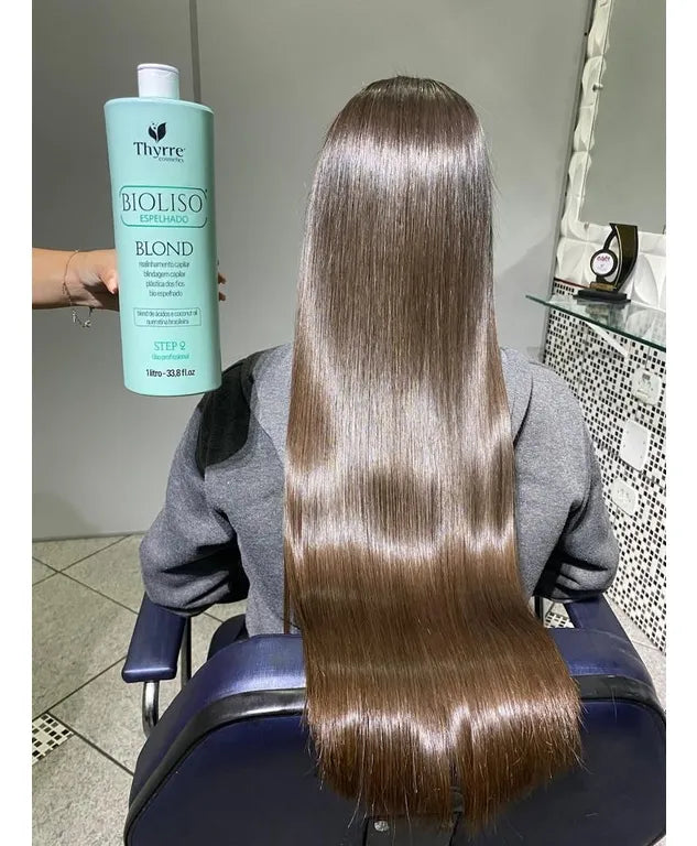 Bioliso Blond 1 litro – Alisado Orgánico Progresivo con Brillo Espejo