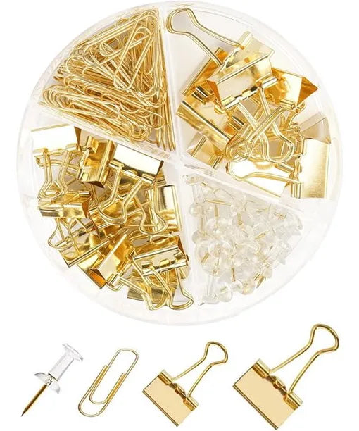 📎✨ Juego de Clips para Carpetas y Papelería – Colores Modernos ✨📎