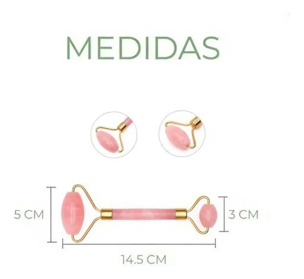✨💚 Pack Masajeador Facial Relajante + Rodillo💚✨