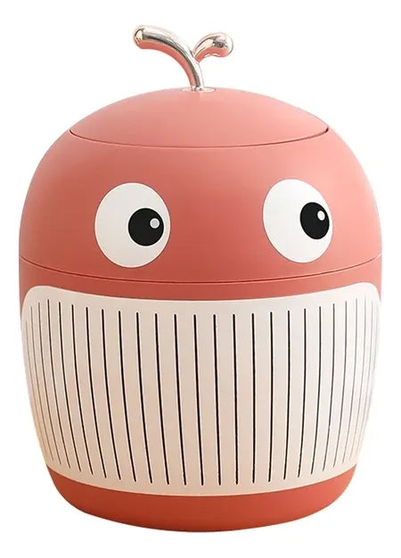 🗑️✨ Papelera de Escritorio Multifunción con Ojos – 3.5L ✨👀