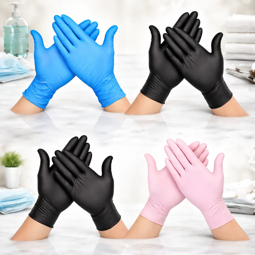 ✨ Guantes de Nitrilo Premium Sin Polvo – Caja x 100 Unidades ✨