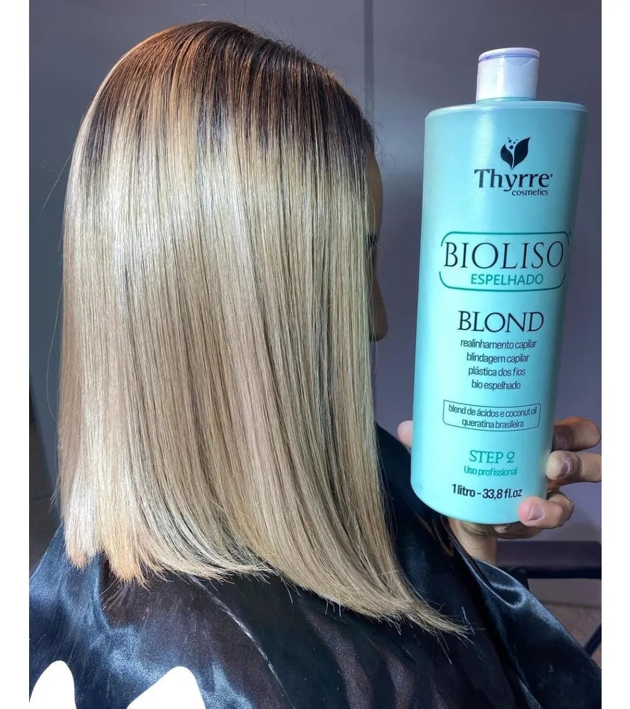 Bioliso Blond 1 litro – Alisado Orgánico Progresivo con Brillo Espejo