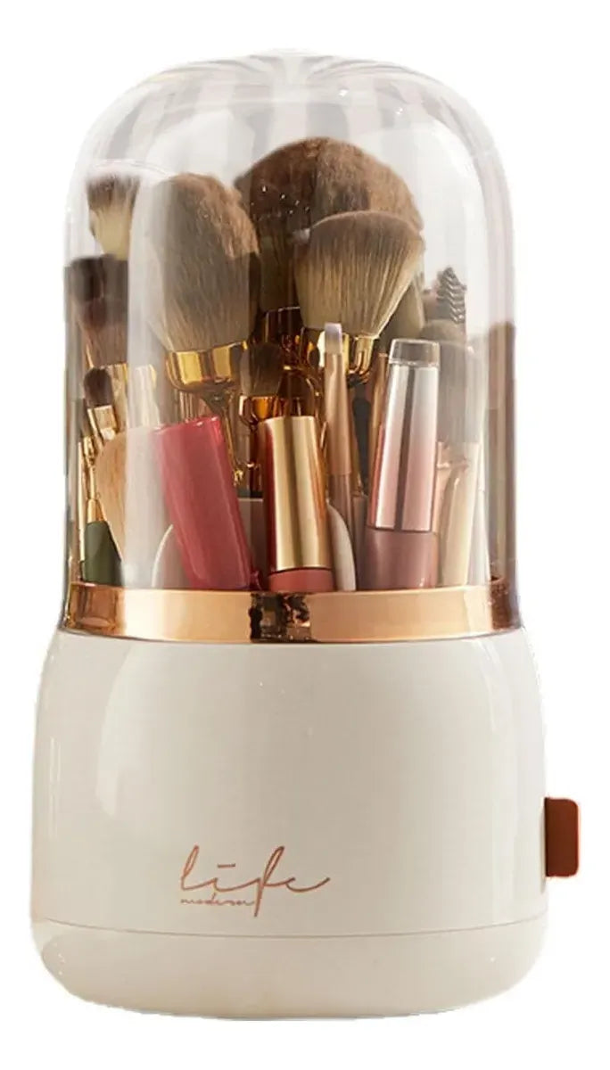 💄✨ Organizador de Maquillaje Giratorio 360° con Tapa ✨💄