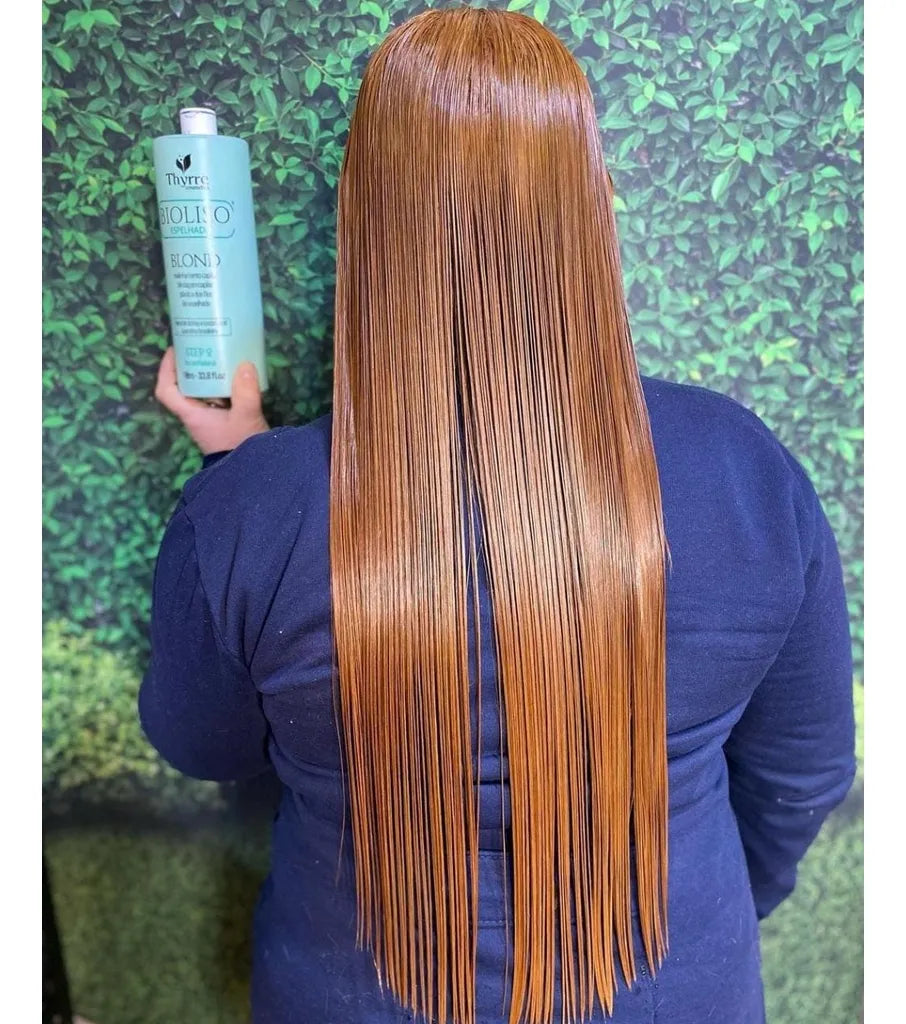 Bioliso Blond 1 litro – Alisado Orgánico Progresivo con Brillo Espejo