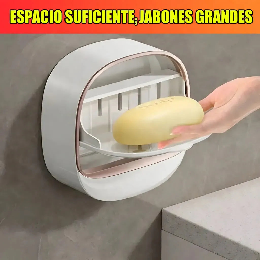 🧼✨ Jabonera Colgante con Adhesivo – Práctica y Funcional ✨🧼