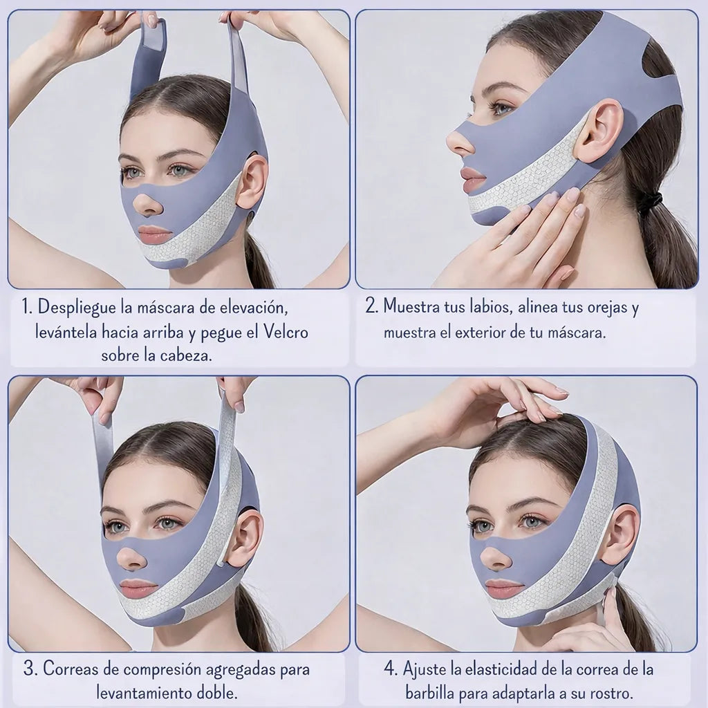 ✨💆‍♀️ Máscara Facial Anti Papada Lifting – Efecto V-Line 💆‍♀️✨