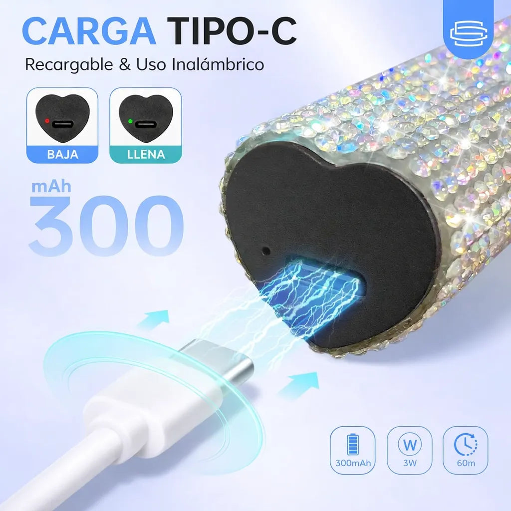 💅✨ Lámpara UV Portátil para Uñas Gel – Secado Rápido Recargable ✨💅