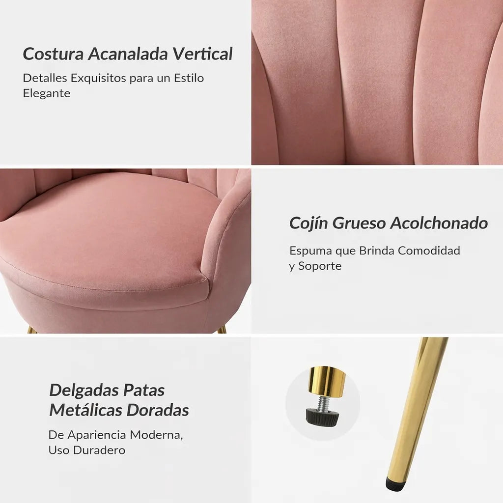 ✨ Sillón Moderno para Comedor, Living o Escritorio + Almohadón ✨🪑