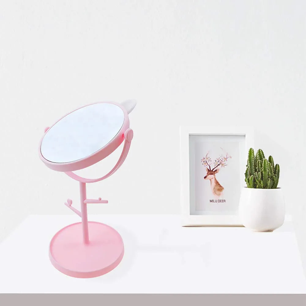 ✨ Espejo Alajero con Orejas de Gato – Decorativo y Súper Funcional