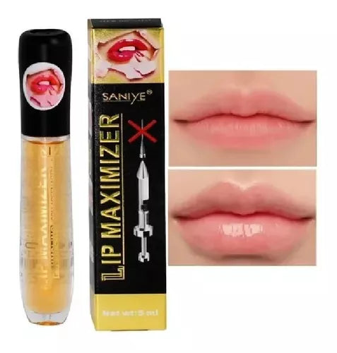 💋 SANIYE Lip Maximizer - Brillo Voluminizador con Ácido Hialurónico