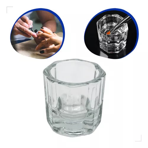 🔹Vaso de Vidrio Dappen para Pigmentos y Acrílicos - Profesional