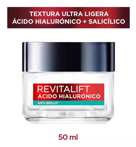 💧 Crema Revitalift Día - Ácido Hialurónico 50ml