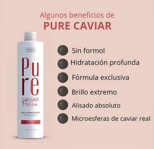 🖤✨ PURE CAVIAR PROTEIN ALISADO– VANITÉ PROFESSIONAL ✨🖤
