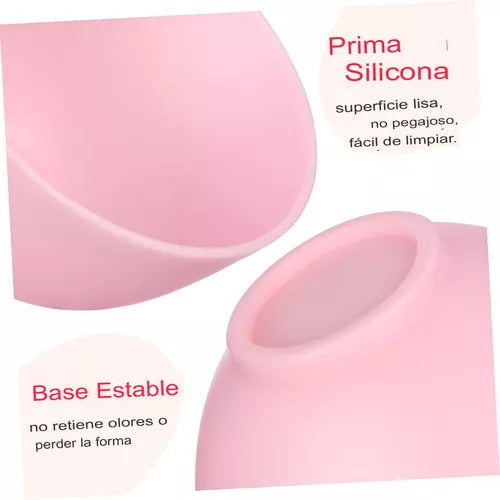 🥣 Set de 3 Bowls de Silicona – Mezcla mascarillas y cremas fácilmente