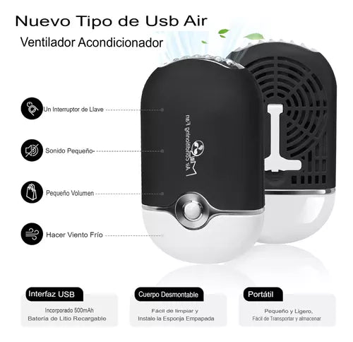 🔋 Mini Ventilador Inalámbrico – Ideal para Extensiones de Pestañas y Manicura