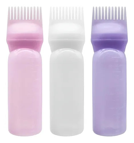 🧴 Botella Aplicadora de Shampoo o Tinta con Peine – 160 ml
