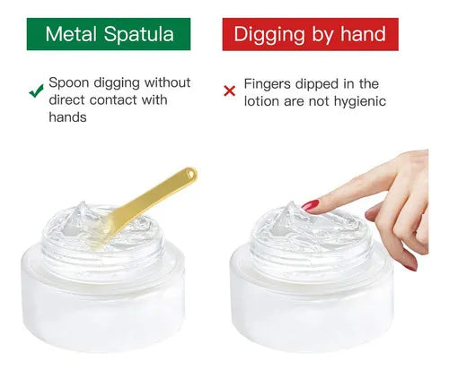 ✨ Espátula Pequeña de Metal Reutilizable – Maquillaje y Cosmetología ✨