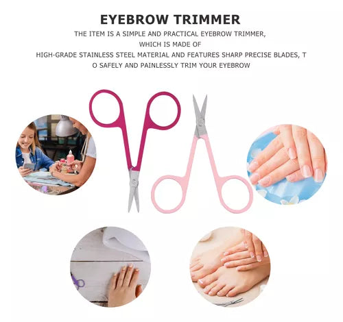 ✨ Tijeras de Precisión para Cejas y Uñas – Acero Inoxidable ✨