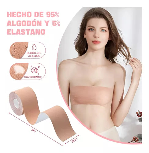 💖 Boob Tape – Levanta y Moldea Tu Escote