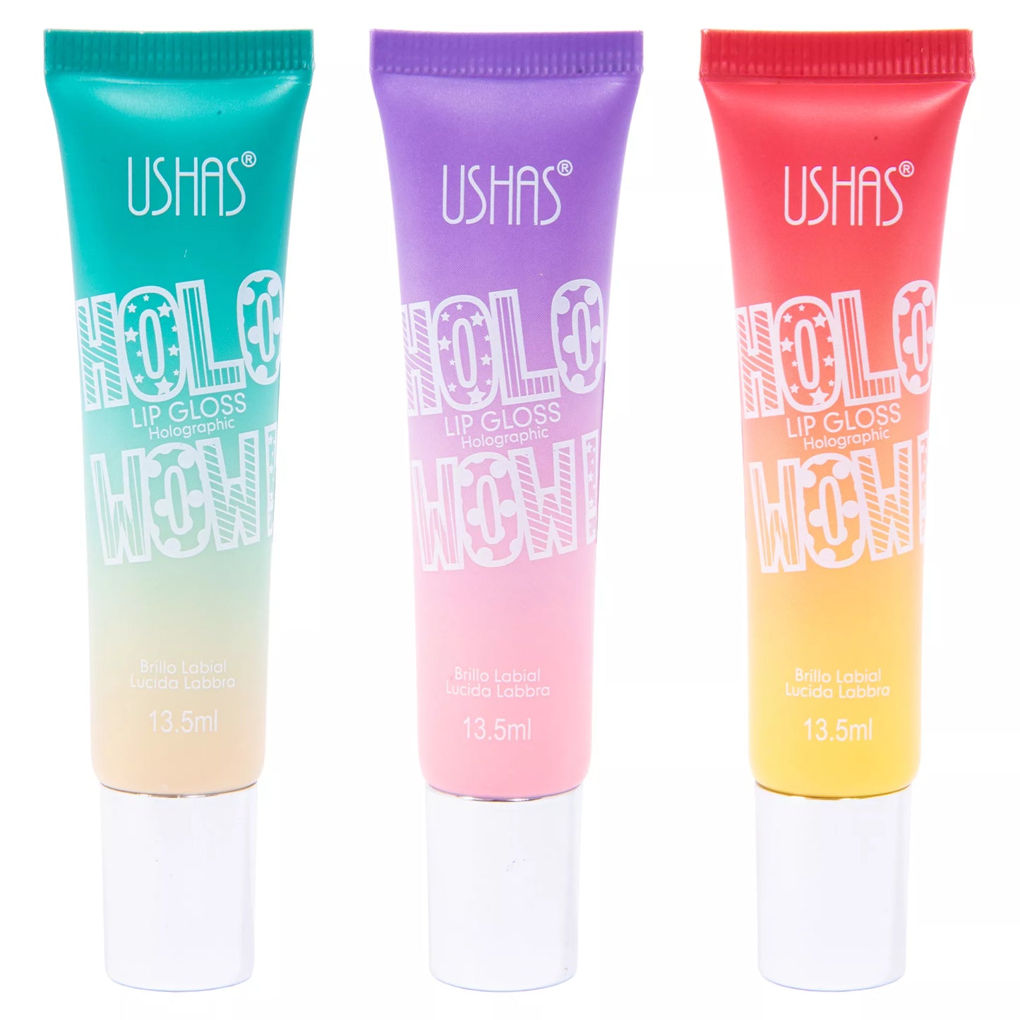 💖 Ushas Holo WOW! – Brillo Labial Holográfico (13.5ml)