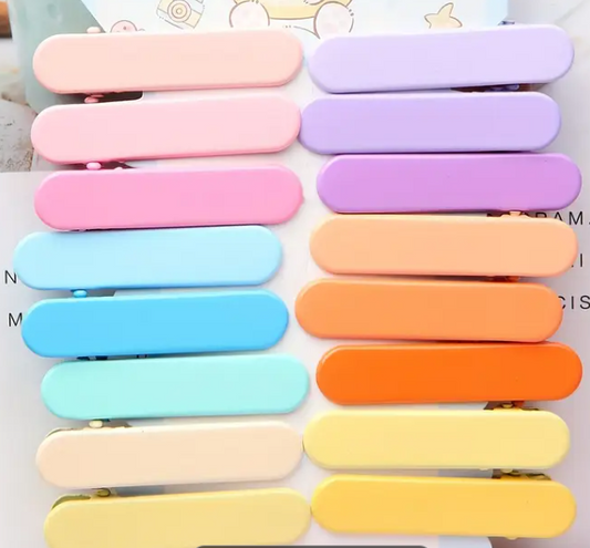 🐤 Clips pinzas para Cabello 10 Piezas – Colores Macaron
