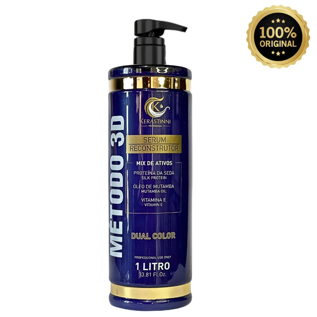 💜 Método Liso 3D Kerastinni – 1 Litro ALISADO