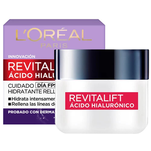 💧 Crema Revitalift Día - Ácido Hialurónico 50ml