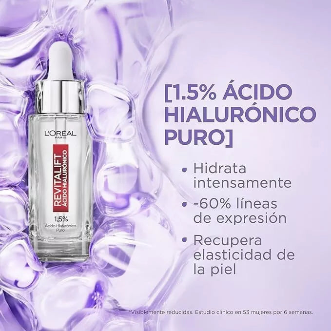 💧 Sérum Rellenador Revitalift - Ácido Hialurónico 1.5% Puro 30ml